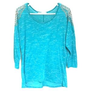 FINAL SALE!!! Maurices embellished 3/4 sleeve